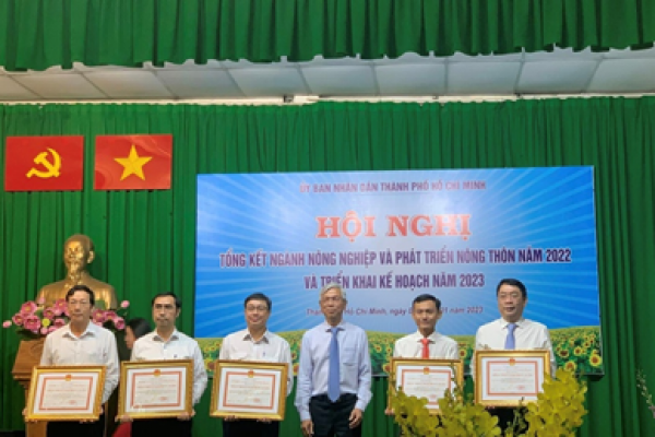 Tổng kết ngành nông nghiệp Thành phố Hồ Chí Minh năm 2022
