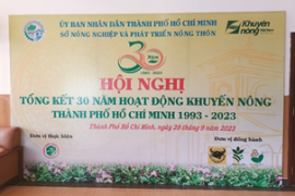 Hội nghị Tổng kết 30 năm hoạt động khuyến nông Thành phố Hồ Chí Minh 1923-2023